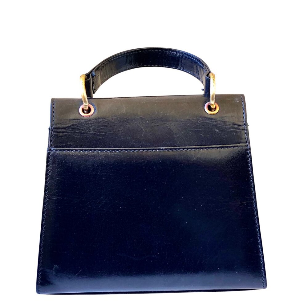 Albert Nipon Vintage 80's Purse Top Handle Struct… - image 8